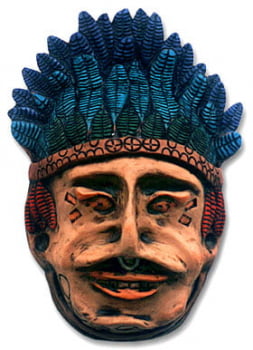 Máscara decorativa - Índio
