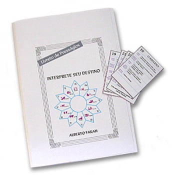 Jogo de Cartas da Sorte - Interprete seu Destino - tabuleiro, cartas e manual